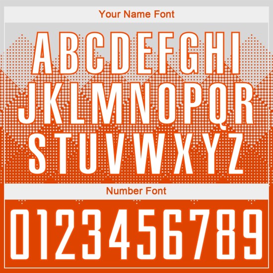 Orange Trikot Weiß Sublimation Custom Uniform Fußball