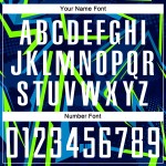 Benutzerdefinierte Weiß-Neon Royal Sublimation Grün Jersey Uniform Fußball