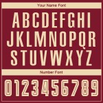 Jersey Creme-Schwarz Crimson Sublimation Fade Fashion Custom Uniform Fußball