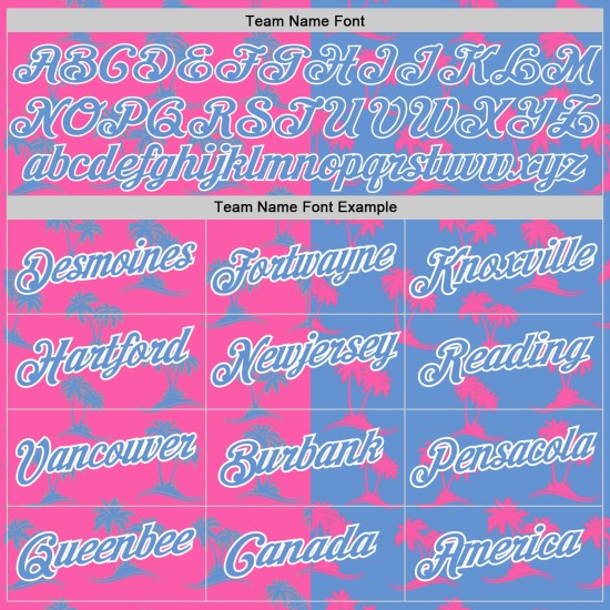 Jersey Blau-Weiß Authentic Rosa 3D Basketball Bäume Benutzerdefinierte Muster Licht Hawaii Palm Jersey Blau-Weiß Authentic Rosa 3D Basketball Bäume Benutzerdefinierte Muster Licht Hawaii Palm