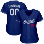 Royal Authentic Baseball Trikot Custom Weiß-Rot Royal Authentic Baseball Trikot Custom Weiß-Rot