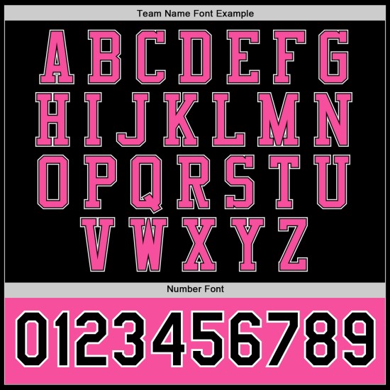 Benutzerdefinierte Full-Snap Pink-Weiß Varsity Zwei Letterman Tone Schwarze Bomberjacke Benutzerdefinierte Full-Snap Pink-Weiß Varsity Zwei Letterman Tone Schwarze Bomberjacke