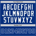 Jersey Royal Authentic Custom Throwback Basketball Royal-Weiß Jersey Royal Authentic Custom Throwback Basketball Royal-Weiß