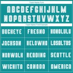 Fashion Fade Custom Sublimation Jersey Fußball Teal Weiß-Schwarz Uniform