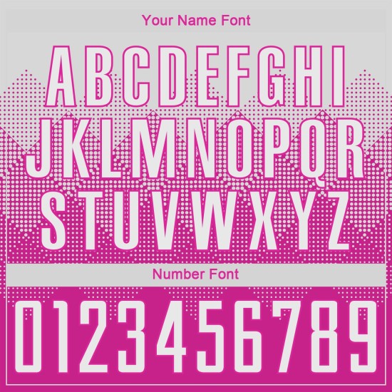 Dunkelrosa Trikot Uniform Weiß Fußball Sublimation Custom