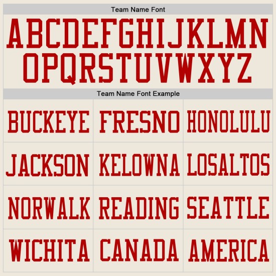 Fußballtrikot Mesh Authentic Creme Creme-Rot Custom