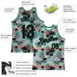 Muster Palm Custom 3D Tropical Grün Basketball Authentic Blätter Jersey Hawaii Schwarz Black-Kelly Muster Palm Custom 3D Tropical Grün Basketball Authentic Blätter Jersey Hawaii Schwarz Black-Kelly