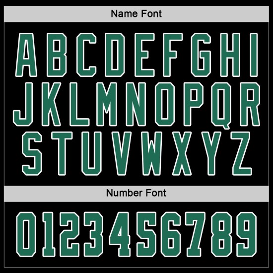 Hockeytrikot Custom Kelly Grün-Weiß Schwarz Hockeytrikot Custom Kelly Grün-Weiß Schwarz