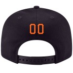 Orange-Weiß Custom Hat Navy Verstellbar Snapback Genäht Orange-Weiß Custom Hat Navy Verstellbar Snapback Genäht