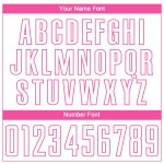 Uniform Rosa Trikot Benutzerdefinierte Sublimation Fußball Weiß Uniform Rosa Trikot Benutzerdefinierte Sublimation Fußball Weiß