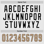 Altes Custom Hockey Weiß Trikot Gold-Schwarz Altes Custom Hockey Weiß Trikot Gold-Schwarz