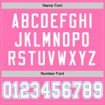 Jersey Authentic Blau Rosa Mesh Custom Fußball Weiß-Licht