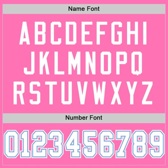 Jersey Authentic Blau Rosa Mesh Custom Fußball Weiß-Licht