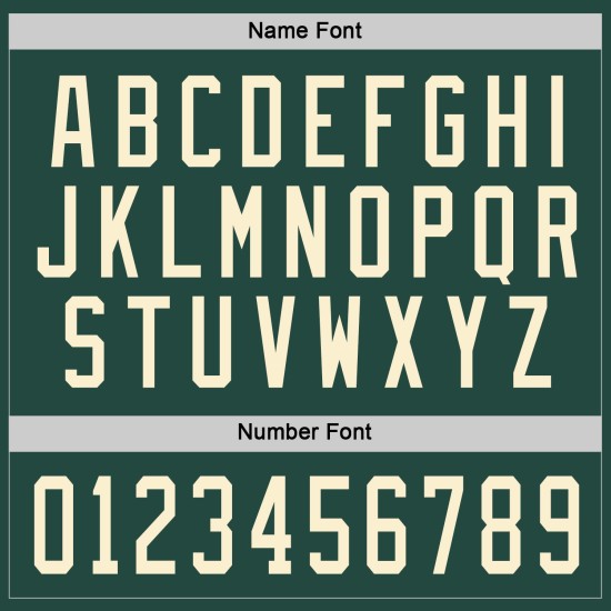 Cremefarbenes, individuelles Hockeytrikot in Grün Cremefarbenes, individuelles Hockeytrikot in Grün