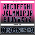 Genähter Pullover Hoodie Fade Schwarz-Hell Sport Blau Custom Sweatshirt Pink Fashion