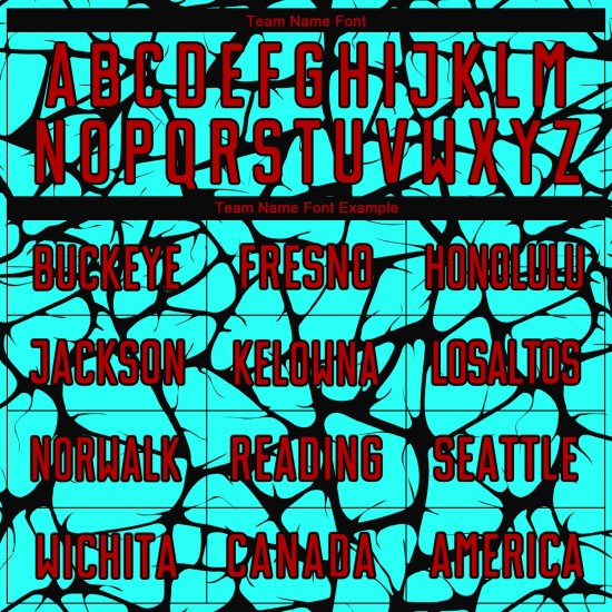 Uniform Custom Fußball Sublimation Rot-Schwarz Jersey Aqua