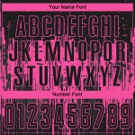 Sublimationsuniform Fußball Rosa Schwarz Custom Jersey Sublimationsuniform Fußball Rosa Schwarz Custom Jersey