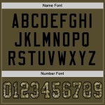 To Salute Football Camo-Schwarz Custom Authentic Service Olive Mesh Trikot