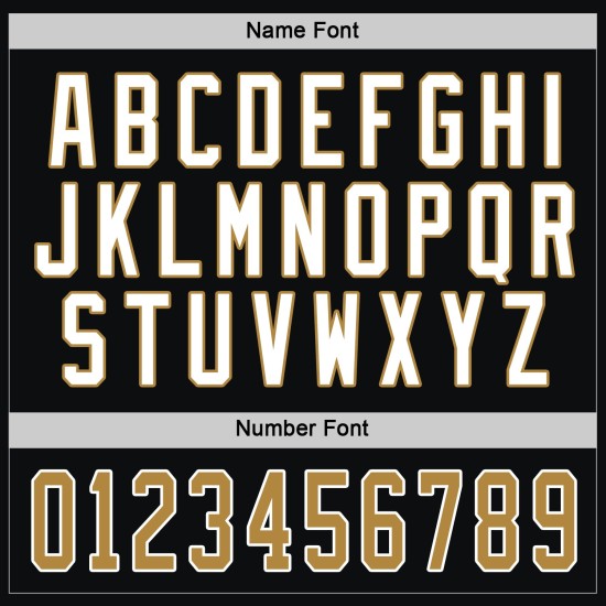 Benutzerdefiniertes altes Hockey-Trikot in Schwarz und Gold Benutzerdefiniertes altes Hockey-Trikot in Schwarz und Gold