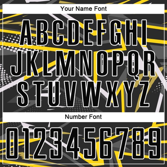 Schwarz-Goldene Fußball-Sublimationstrikotuniform