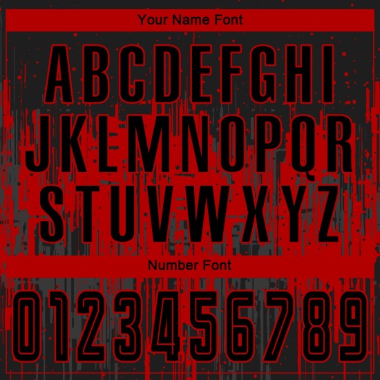 Uniform Schwarz Rot Benutzerdefinierte Sublimation Jersey Fußball Uniform Schwarz Rot Benutzerdefinierte Sublimation Jersey Fußball