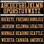 Fußball Lila-Gold Schwarz Mesh Custom Jersey Authentic