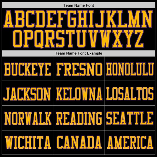 Fußball Lila-Gold Schwarz Mesh Custom Jersey Authentic