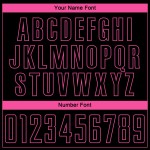 Uniform Sublimation Custom Schwarz Fußball Jersey Rosa Uniform Sublimation Custom Schwarz Fußball Jersey Rosa