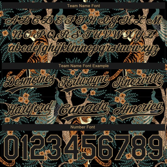 Benutzerdefinierte Pfau Muster Alt Schwarz 3D Gold Authentische Tiger 3D Shorts Basketball Und Muster Design