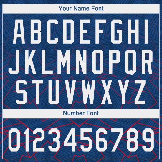 Unisex Muster Weiß-Rot 3D Softball Navy Jersey US Zwei-Knopf Blau Custom Unisex Muster Weiß-Rot 3D Softball Navy Jersey US Zwei-Knopf Blau Custom