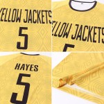 Sublimation Fußball Gold Schwarz Uniform Trikot Custom