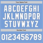 Letterman Custom Weiß-Grau Bomber Varsity Zweifarbige Hellblaue Full-Snap Jacke Letterman Custom Weiß-Grau Bomber Varsity Zweifarbige Hellblaue Full-Snap Jacke