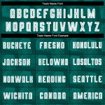 Fußball Custom Weiß-Schwarz Uniform Sublimation Grün Jersey