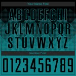 Uniform Teal Custom Jersey Sublimation Fußball Schwarz Uniform Teal Custom Jersey Sublimation Fußball Schwarz