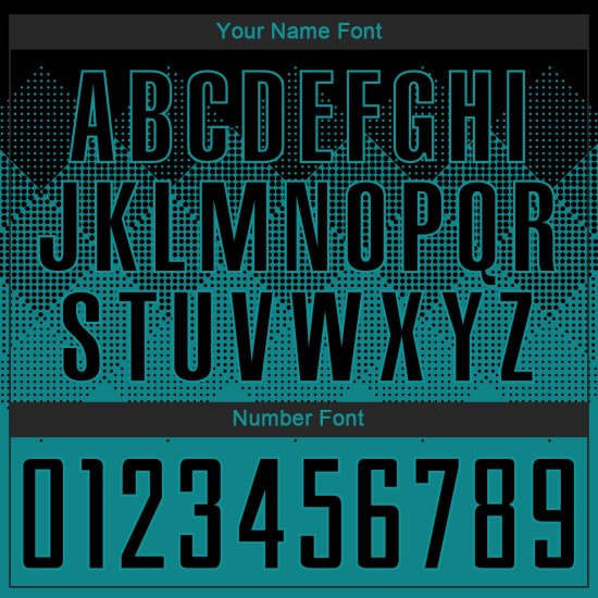 Uniform Teal Custom Jersey Sublimation Fußball Schwarz Uniform Teal Custom Jersey Sublimation Fußball Schwarz