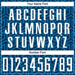 Fußball Sublimation Custom Blau Weiß-Schwarz Uniform Trikot