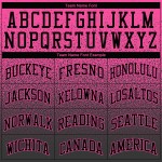 Hoodie Custom Stitched Pullover Schwarz Sweatshirt Fade Pink Sportmode