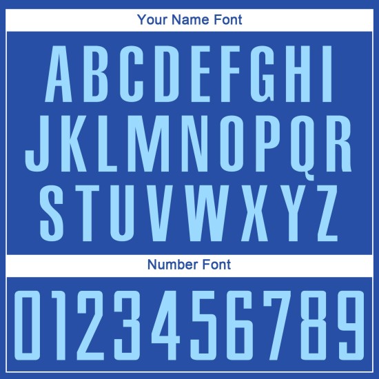 Sublimation Fußball Hell Königsblau Custom Jersey Uniform