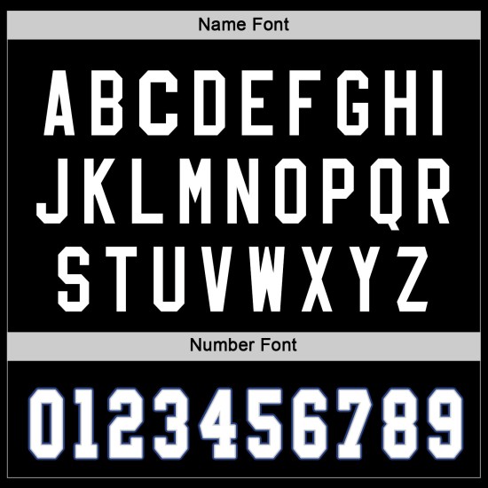 Trikot Weiß-Royal Schwarz Hockey Custom Trikot Weiß-Royal Schwarz Hockey Custom