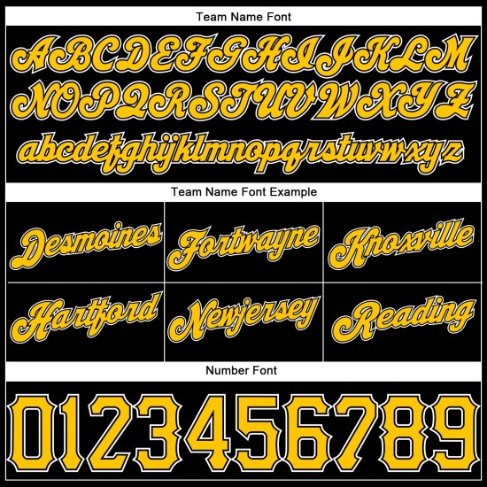 Gold-Weiß Nadelstreifen Custom Basketball Weiß Shorts Schwarz Authentic