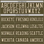 To Salute Football Camo-Schwarz Custom Authentic Service Olive Mesh Trikot