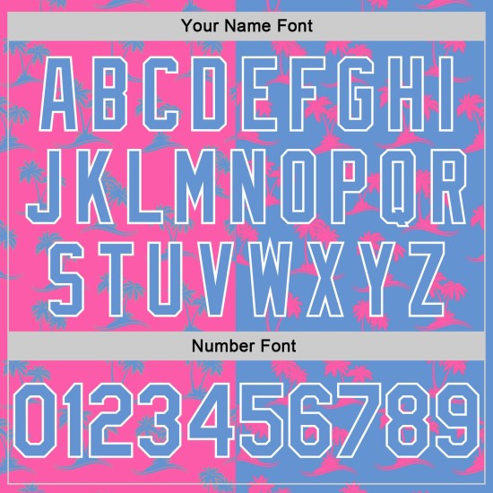 Jersey Blau-Weiß Authentic Rosa 3D Basketball Bäume Benutzerdefinierte Muster Licht Hawaii Palm Jersey Blau-Weiß Authentic Rosa 3D Basketball Bäume Benutzerdefinierte Muster Licht Hawaii Palm