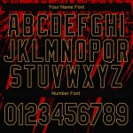 Rotes 3D-Gold-Sportmuster-Sweatshirt, individueller Pullover, genähter Hoodie, Design Schwarz-Old