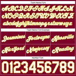 Benutzerdefinierte weiße weiß-goldene Basketball Nadelstreifen authentische Shorts Kastanienbraun