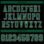 Mesh Schwarz Authentic Grass Jersey Grün-Weiß Fußball Custom Mesh Schwarz Authentic Grass Jersey Grün-Weiß Fußball Custom