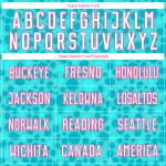 Sublimation Fußballtrikot Aqua Custom Uniform Pink-Weiß