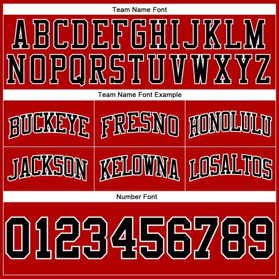 Basketball Schwarz-Weiß Throwback Rot Custom Authentic Shorts