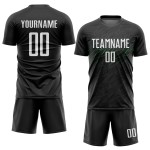 Sublimation Weiß-Neon Custom Jersey Grün Fußball Schwarz Uniform