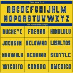 Benutzerdefinierte Jersey Sublimation Fußball Gold Mode Royal Uniform