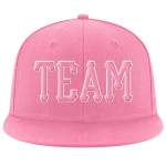 Pink Pink-Weiß Snapback Mütze Verstellbar Gestickt Custom Pink Pink-Weiß Snapback Mütze Verstellbar Gestickt Custom